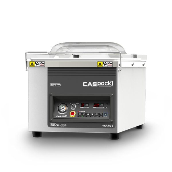 Двухкамерный вакуумный упаковщик CAS D750-G (с функцией газонаполнения)